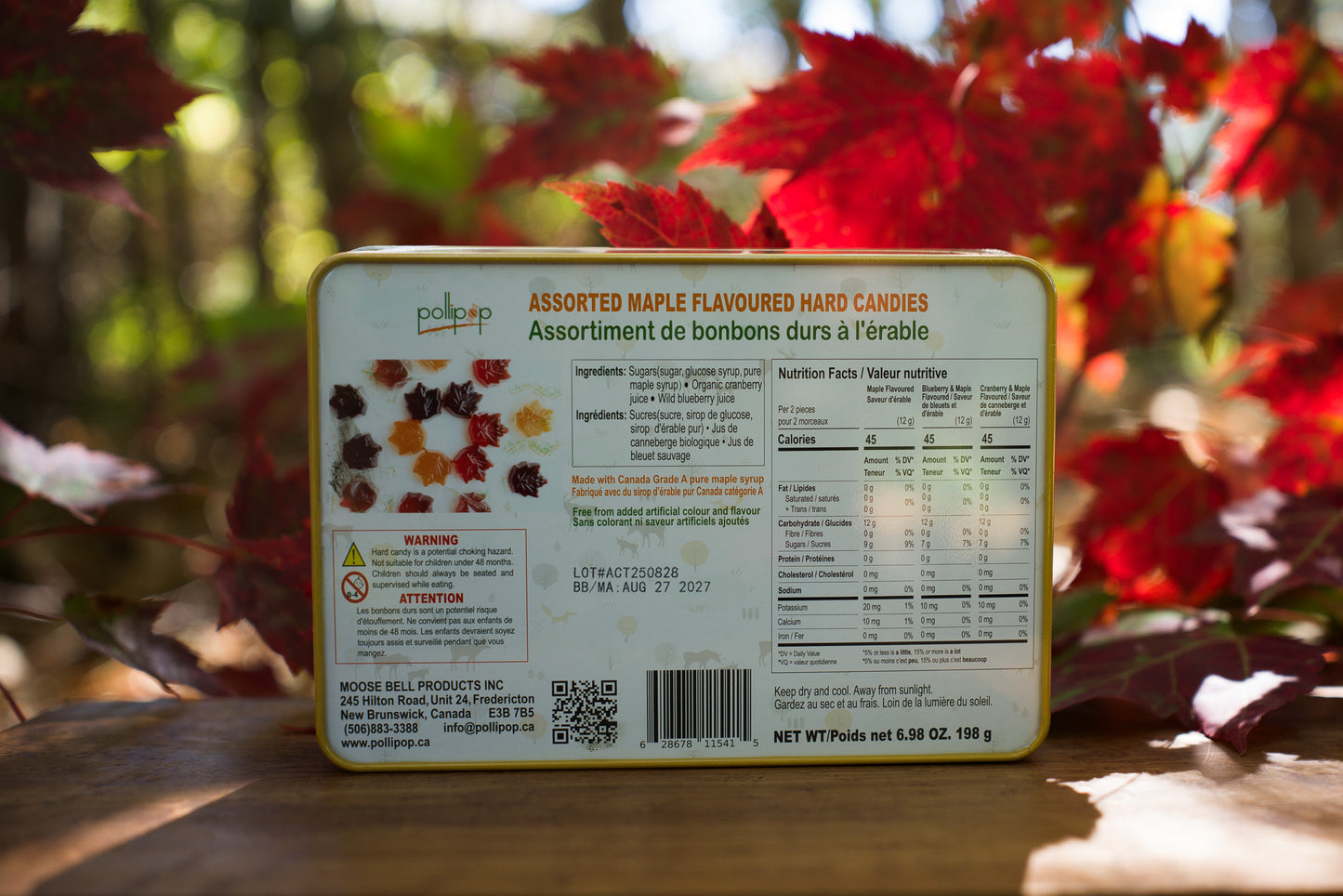 maple syrup candy, maple candy, made in Canada