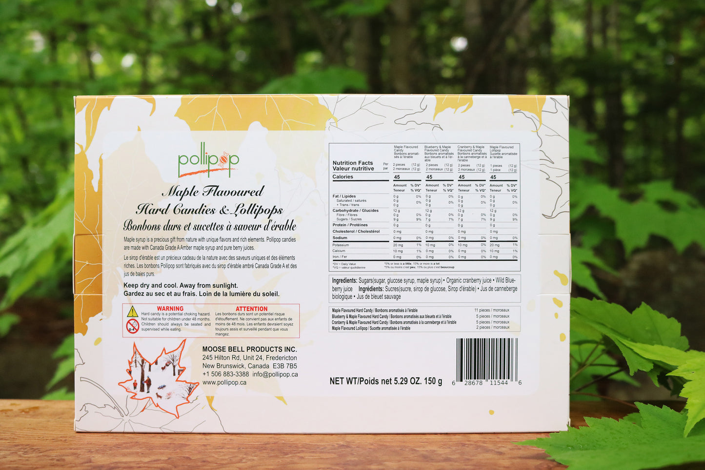 maple candy maple lollipop maple sucker Pollipop Canada gift souvenir