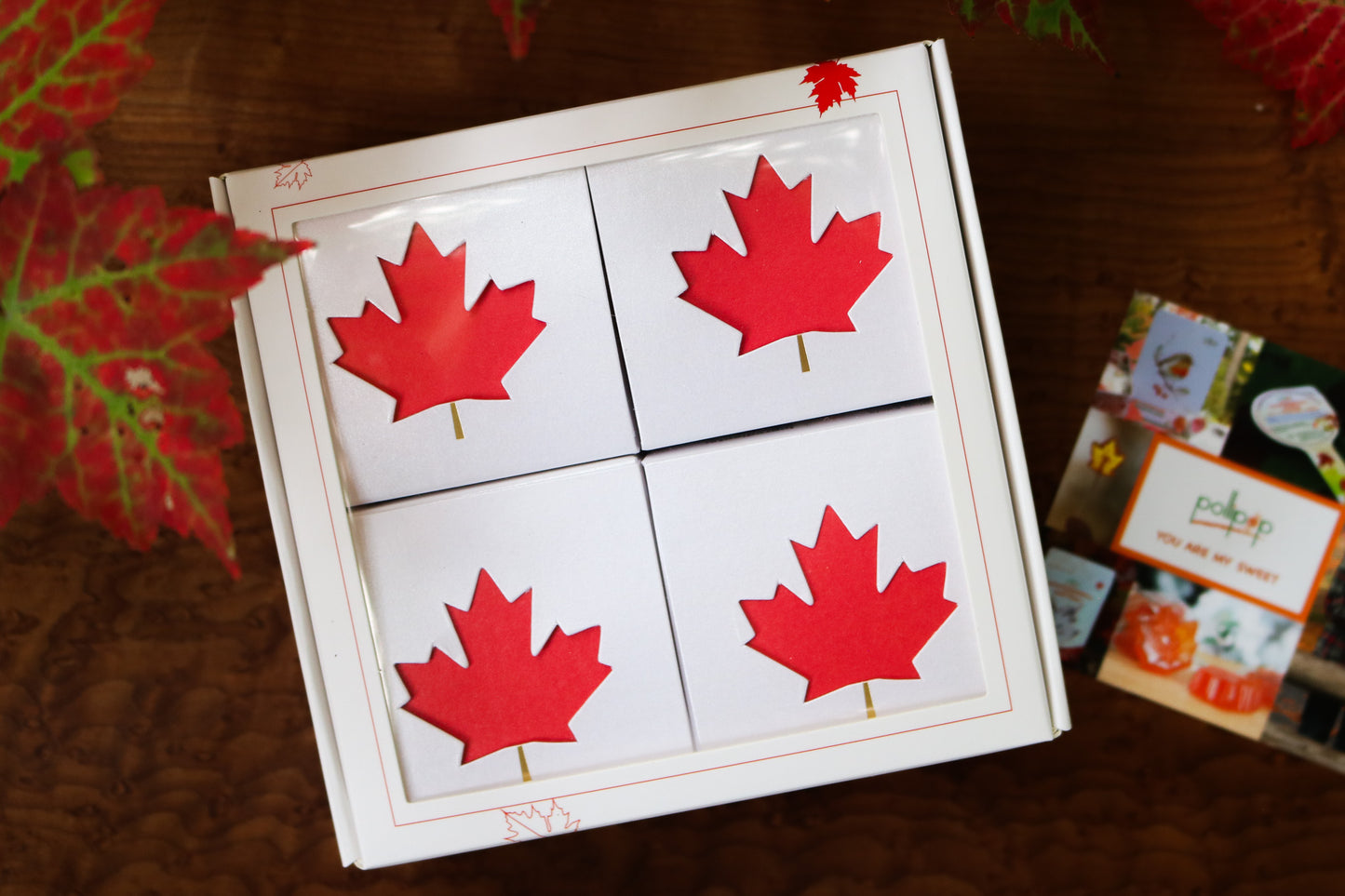 Maple Flavoured Candy Small Gift Box /Bonbon aromatisé à l'érable 60g box/boîte