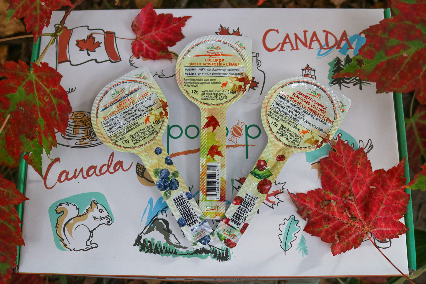 Maple candy, maple lollipop, Canada gift, Canadian souvenir