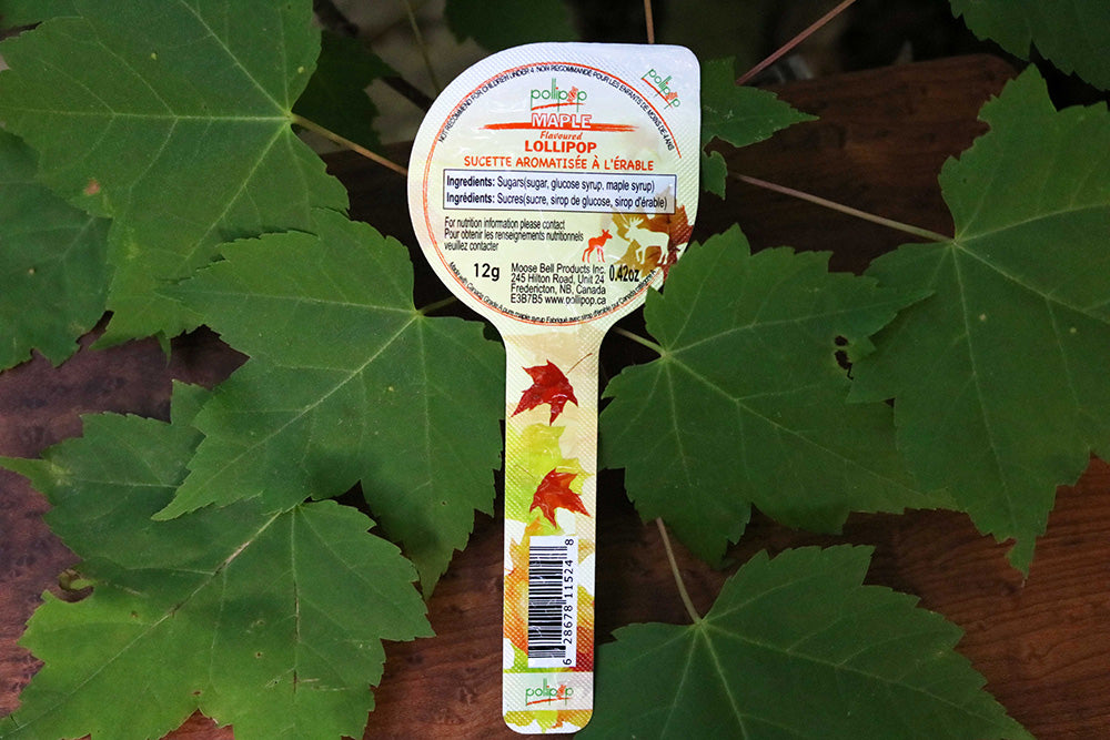 maple syrup lollipop, maple lollipop, Canada gift Canada gift souvenir