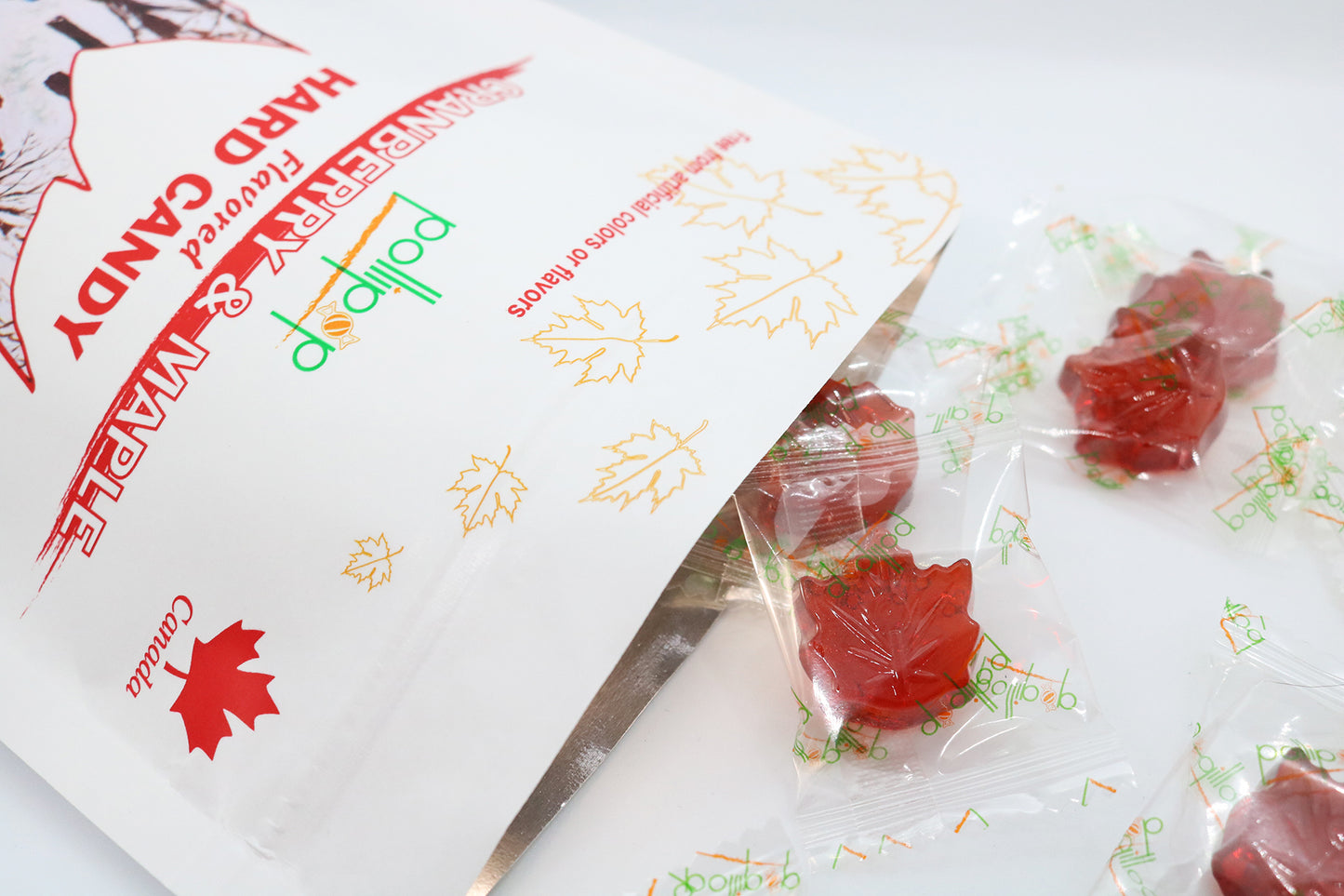 Pollipop cranberry maple candy Pollipop Canada gift souvenir