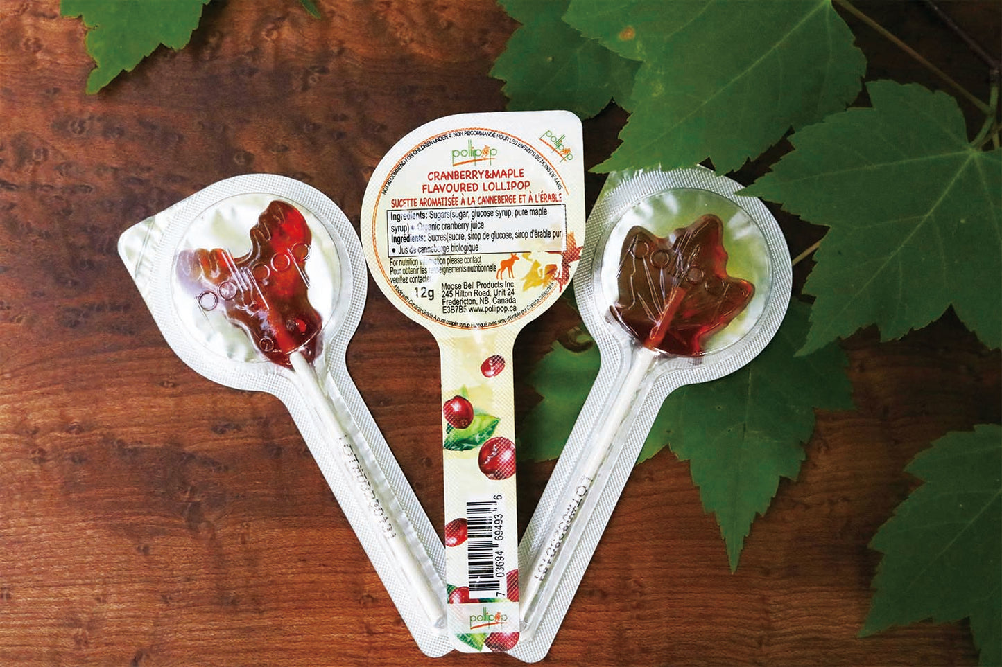 Cranberry Maple Lollipop Sucker maple lollipop Pollipop Canada gift souvenir
