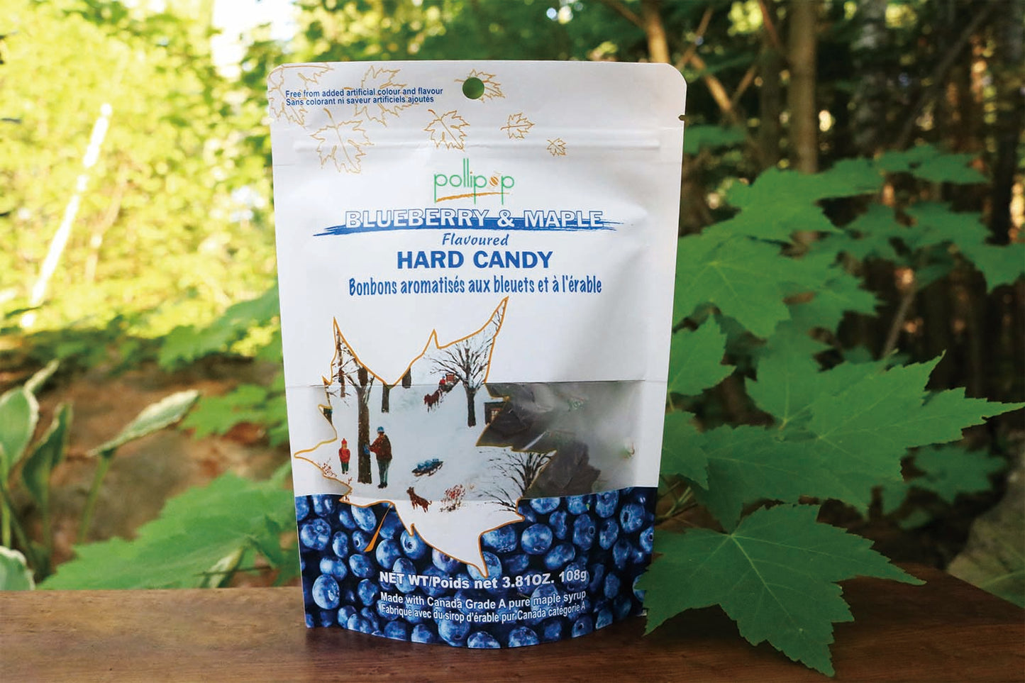 Blueberry Maple Candy lollipop maple sucker Pollipop Canada gift souvenir