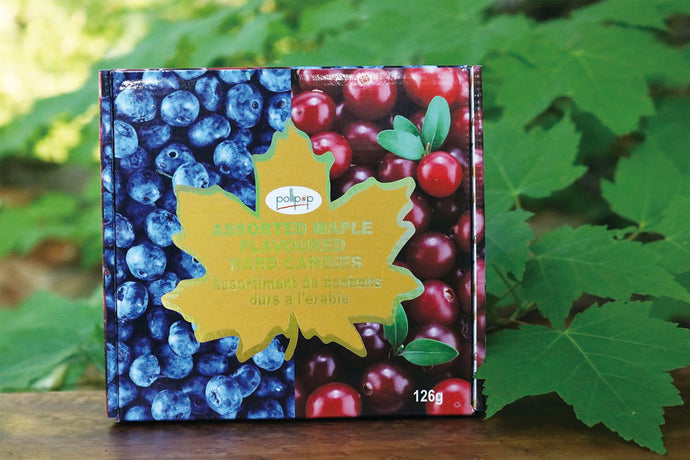 Maple Candy, Blueberry Candy, Cranberry Candy