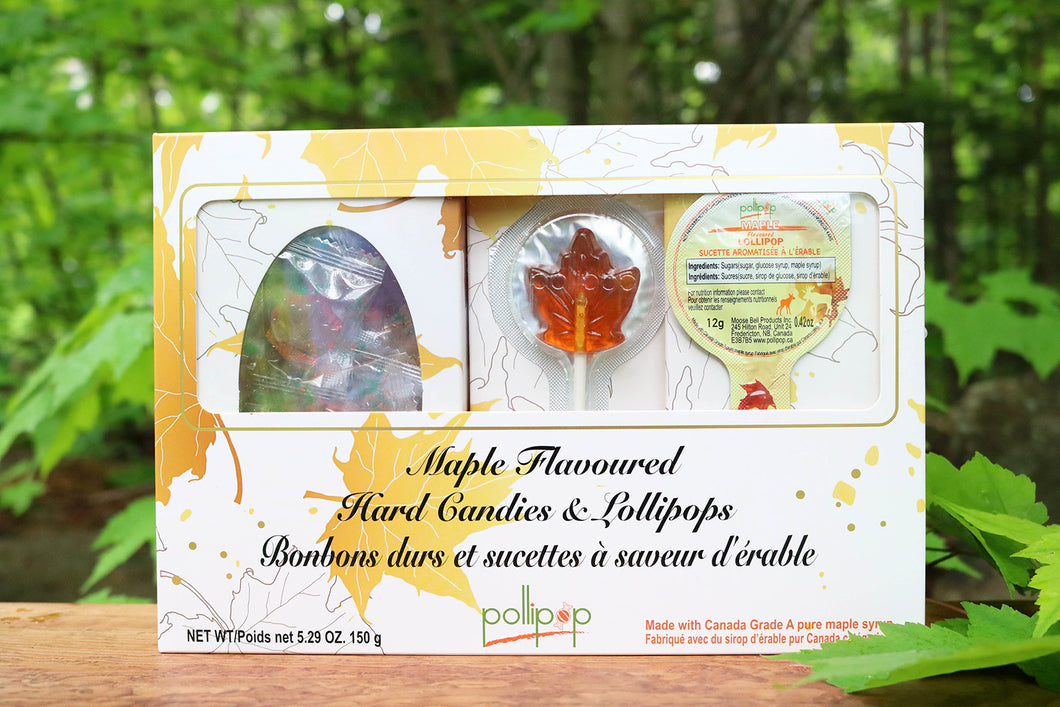 Assorted Maple Flavoured Candies & Lollipop Gift Box / Assortiment de bonbons et sucettes à saveur d'érable