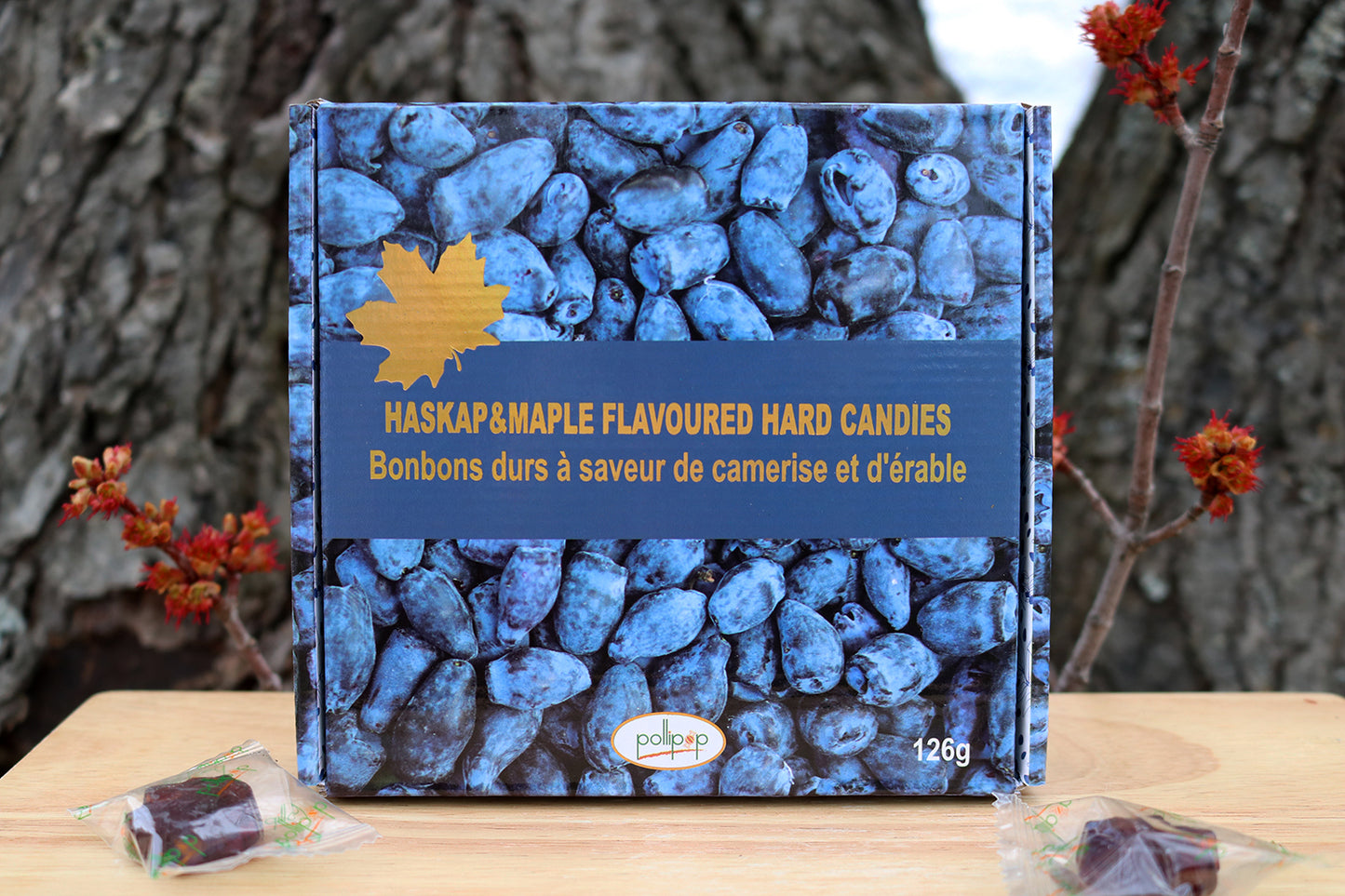 haskap maple candy pollipop lollipop maple sucker Pollipop Canada gift souvenir