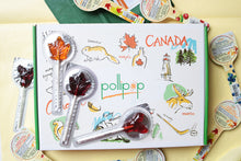 Load image into Gallery viewer, Pollipop maple cranberry blueberry lollipop sucker