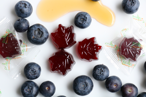 Pollipop blueberry maple candy 