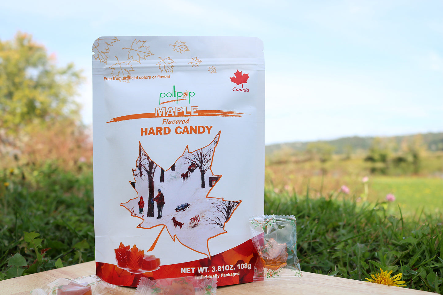  maple candy maple lollipop maple sucker Pollipop Canada gift souvenirPollipop maple candy