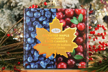 Load image into Gallery viewer, Pollipop maple candy blueberry cranberry hard candy