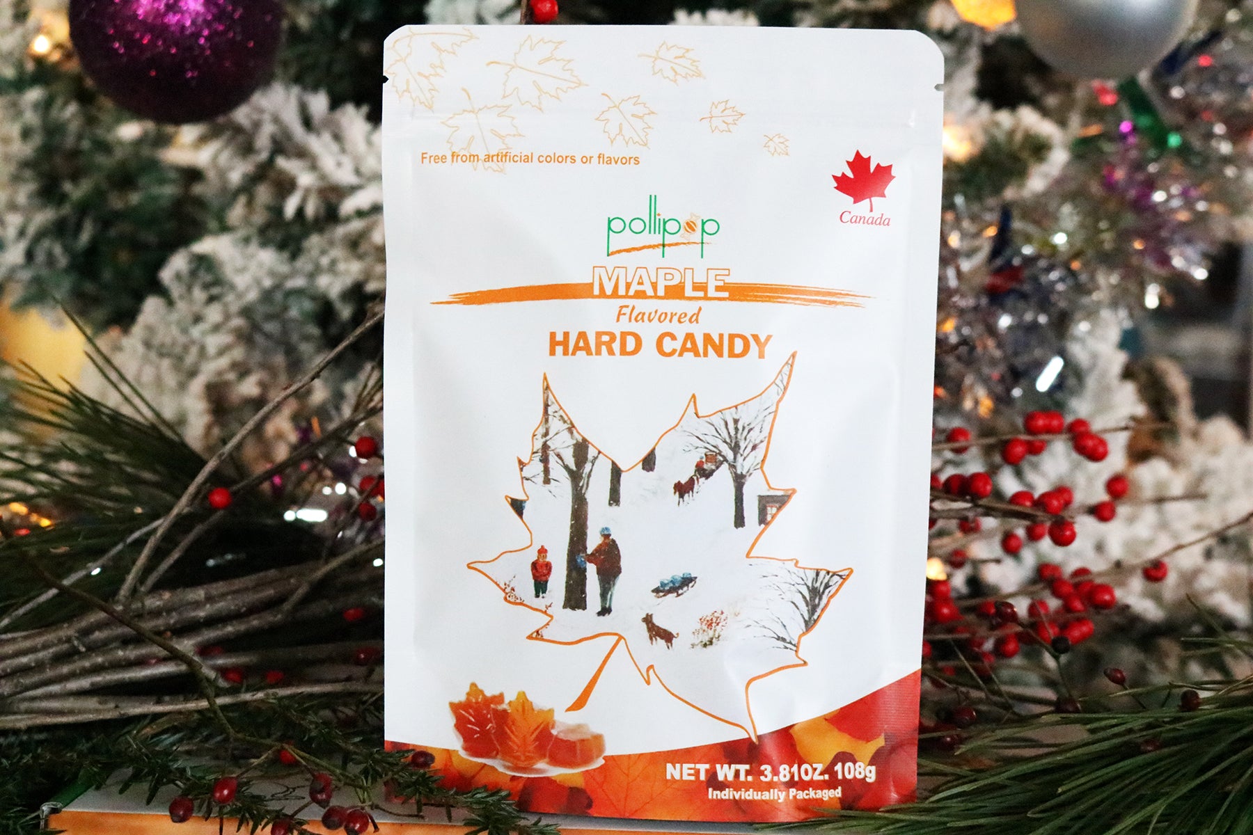 Pollipop maple candy maple candy maple lollipop maple sucker Pollipop Canada gift souvenir