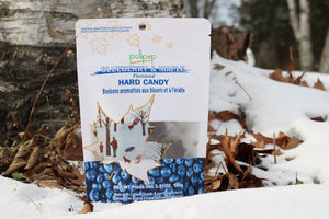 Pollipop blueberry maple candy