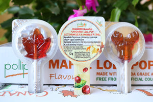 cranberry maple lollipop