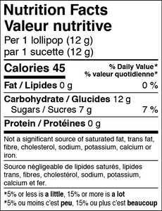 Pollipop cranberry maple lollipop sucker