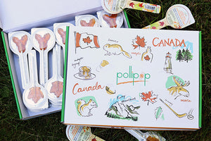 Pollipop maple candy lollipop sucker